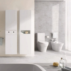 TOTO MH Унитаз напольный, 392x704x410мм, без бачка,безободковый, без сиденья(подходит: VC10047NN, VC10162), Tornado Flush, CeFiONtect, цвет: белый