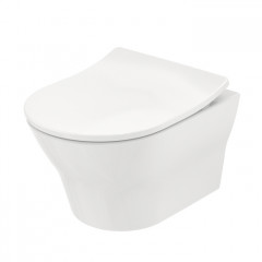 TOTO MH Унитаз подвесной, 394x530x339мм, безободковый, без сиденья, Tornado Flush, CeFiONtect, цвет: белый