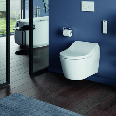 TOTO WASHLET RX EWATER+ Сиденье 383х579х146 мм, с дистанционным управлением, для унитаза CW542EY, ,цвет: белый