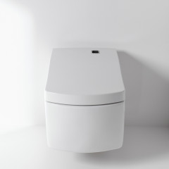 TOTO NEOREST EW Унитаз подвесной 423x666x410 мм, без сиденья (подходит: TCF994RWG) безободковый, CeFiONtect, Tornado Flush цвет: белый