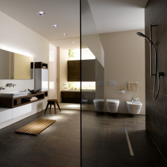 TOTO MH Биде 400x550x310мм, подвесное , с 1 отв.под смеситель, с переливом, CeFiONtect, цвет: белый (СО СКЛАДА продаем только с унитазом CW162Y)