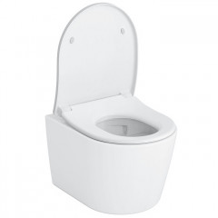 TOTO RP Унитаз укороченный подвесной 490*380*335 мм, без сиденья TC613G, TORNADO, Cefiontect, смыв 4,5л ,цвет: белый