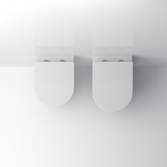 TOTO RP Унитаз укороченный подвесной 490*380*335 мм, без сиденья TC613G, TORNADO, Cefiontect, смыв 4,5л ,цвет: белый