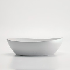 TOTO TA Раковина полувстраиваемая с эмалью CLEAN MATTE 460x420x177(130)мм, без отв-я под смеситель, с переливомt, цвет: белый матовый (НЕ производ!)