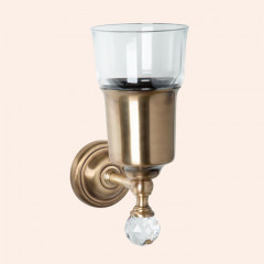 TW Crystal 109, подвесной cтакан, стеклянный, цвет держателя: бронза с кристалом (swarovski)