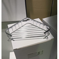 TW Harmony 534, подвесная полочка-решетка угловая 18*18*h4, цвет: хром