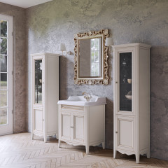 TW Veronica, База с раковиной Simas AR834bi*1 73*54см с 1отв. под смеситель , 2 расп. дверки, доводч. Blum, ручки: Riflesso бронза, цвет: Vintage