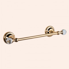 TW Crystal 014, полотенцедержатель 35,5см, цвет держателя: золото с кристалом (swarovski)