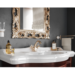 TW Armony, База под раковину Guinone110, 101*56см, 2 ящика, доводчики Blum, цвет: moka, ручки: бронза