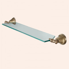 TW Harmony 018, стеклянная полочка 71см, цвет держателя: бронза