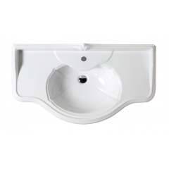 TW Armony, База под раковину Guinone110, 101*56см, 2 ящика, доводчики Blum, цвет: moka, ручки: бронза