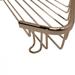 TW Harmony 534, подвесная полочка-решетка угловая 18*18*h4, цвет: бронза