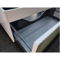 TW Shape комплект мебели, база с раковиной Kerasan 547001*1, 102х52см, с 1-м выдвиж. ящиком с механизмом push to open, цвет: белый матовый RAL9003