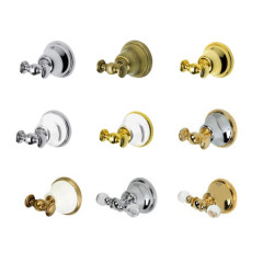 TW Harmony 015, полотенцедержатель "кольцо", цвет держателя: белый/бронза