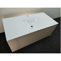 TW Shape комплект мебели, база с раковиной Kerasan 548001*1, 122х52см, с 1-м выдвиж. ящиком с механизмом push to open, цвет: белый матовый RAL9003