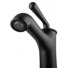 Смеситель для раковины WONZON & WOGHAND STEAM, Черный матовый (WW-88139008-MB)