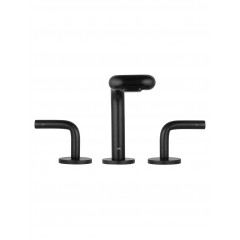 Смеситель для раковины высокий WONZON & WOGHAND LOOP, Черный матовый (WW-131-00-508)