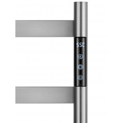 Полотенцесушитель электрический напольный WONZON & WOGHAND ESSEN, Брашированный никель (WW-A407-BR)