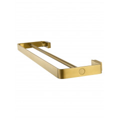 Полотенцедержатель двойной WONZON & WOGHAND LOTTE, Брашированное золото (WW-8311A-BG)