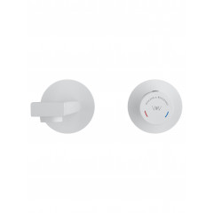 Смеситель для раковины встраиваемый WONZON & WOGHAND, Белый матовый (WW-105-MW)