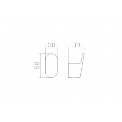 Крючок для ванной WONZON & WOGHAND CARBON, Черный (WW-7715)