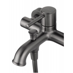 Смеситель для ванны с душем WONZON & WOGHAND TOR, Темный графит (WW-88037073-BGM)