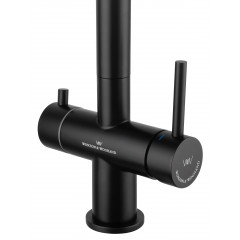 Смеситель для кухни c подключением фильтра WONZON & WOGHAND, Черный матовый (WW-3211-MB)