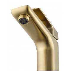 Смеситель для раковины WONZON & WOGHAND EDGE, Брашированное золото (WW-88139003-BG)