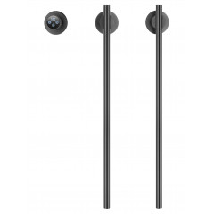 Полотенцесушитель электрический встраиваемый WONZON & WOGHAND DORTMUND, Темный графит (WW-A362-GM)