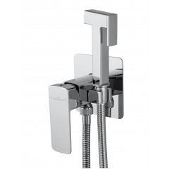 Смеситель с гигиеническим душем встраиваемый WONZON & WOGHAND EDGE, Хром (WW-88829003-CR)