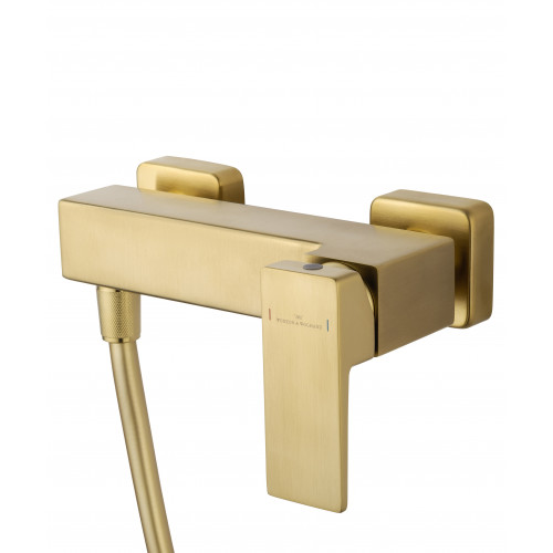 Смеситель для душа WONZON & WOGHAND CUBE 2.0, Брашированное золото (WW-88048068-BG)