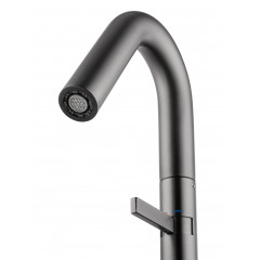 Смеситель для раковины высокий WONZON & WOGHAND, Темный графит (WW-6068-BGG)