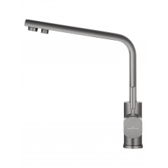 Смеситель для кухни с подключением фильтра WONZON & WOGHAND, Темный графит (WW-88458003-BGM)