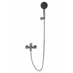 Смеситель для ванны с душем WONZON & WOGHAND TOR, Темный графит (WW-88037073-BGM)