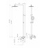 Душевая система WONZON & WOGHAND TRIUMPH, Хром (WW-563601-CR)
