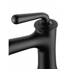 Смеситель для раковины WONZON & WOGHAND STEAM, Черный матовый (WW-88139008-MB)