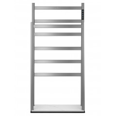 Полотенцесушитель электрический напольный WONZON & WOGHAND ESSEN, Брашированный никель (WW-A407-BR)