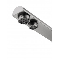 Смеситель для кухни с подключением фильтра WONZON & WOGHAND, Темный графит (WW-88458003-BGM)