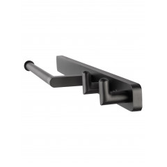 Кольцо для полотенец с 2 крючками WONZON & WOGHAND GRAFFITY, Темный графит (WW-9361)