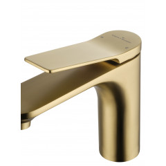 Смеситель для раковины WONZON & WOGHAND, Брашированное золото (WW-XH-010-BG)