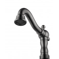 Смеситель для раковины WONZON & WOGHAND RETRO, Темный графит (WW-88139020-BGM)