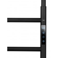 Полотенцесушитель электрический WONZON & WOGHAND WISMAR, Черный матовый (WW-AL201-MB)