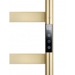 Полотенцесушитель электрический напольный WONZON & WOGHAND BREMEN, Брашированное золото (WW-A207-BG)