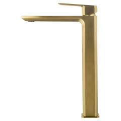 Смеситель для раковины высокий WONZON & WOGHAND DIAMOND, Брашированное золото (WW-88239011- BG )