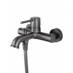 Смеситель для ванны с душем WONZON & WOGHAND TOR, Темный графит (WW-88037073-BGM)