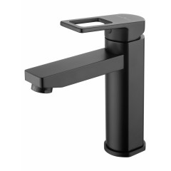 Смеситель для раковины WONZON & WOGHAND FRAME, Черный матовый (WW-88139010-MB)