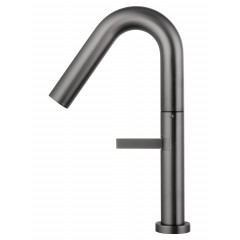 Смеситель для раковины высокий WONZON & WOGHAND, Темный графит (WW-6068-BGG)