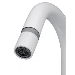 Смеситель для раковины с выдвижным изливом WONZON & WOGHAND, Белый матовый (WW-FE01L212-MW)