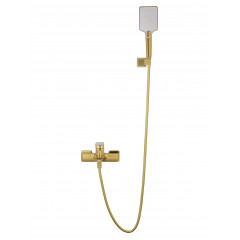 Смеситель для ванны с душем WONZON & WOGHAND EDGE, Брашированное золото (WW-88639003A- BG)