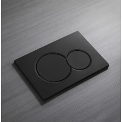 Кнопка смыва для инсталляции механическая WONZON & WOGHAND, Черный матовый (WW-IB232-MB)